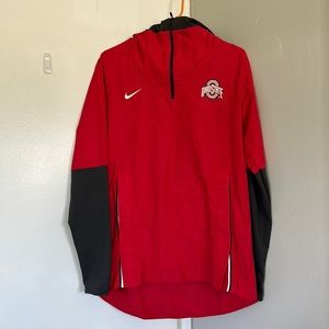 Ohio state Nike Womens hooded 1/4 zip